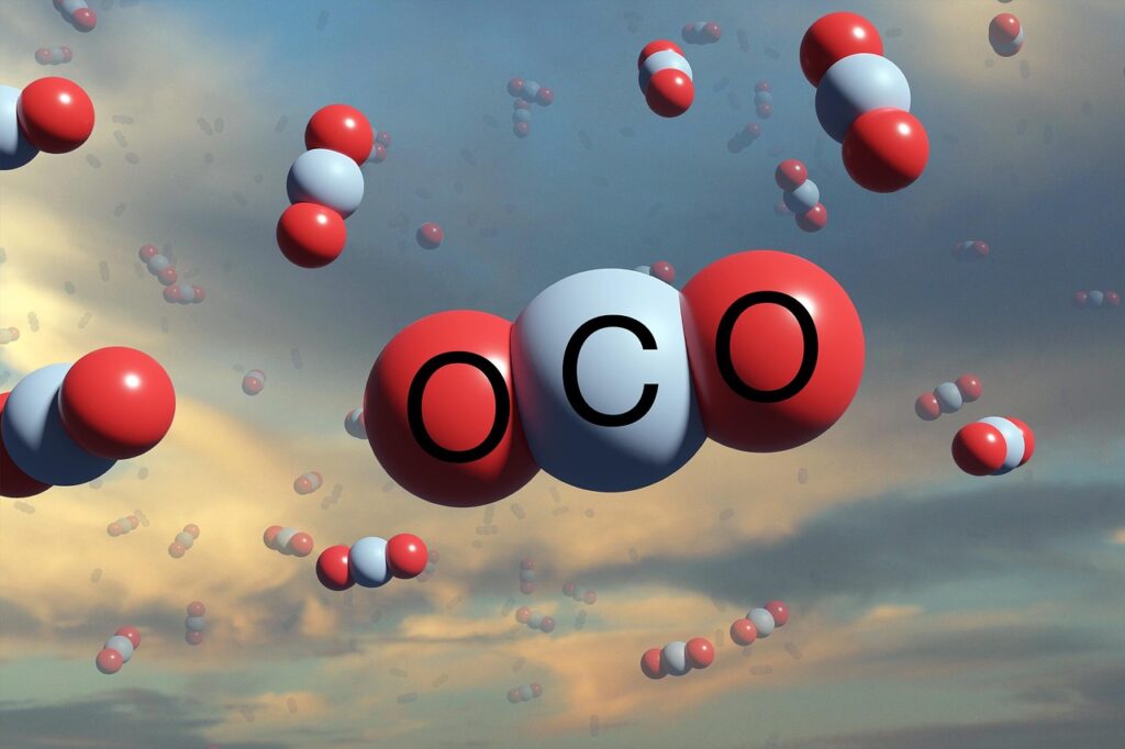 spheres, carbon dioxide, clouds, co2, air, environment, nature, emissions, spherical model, atmosphere